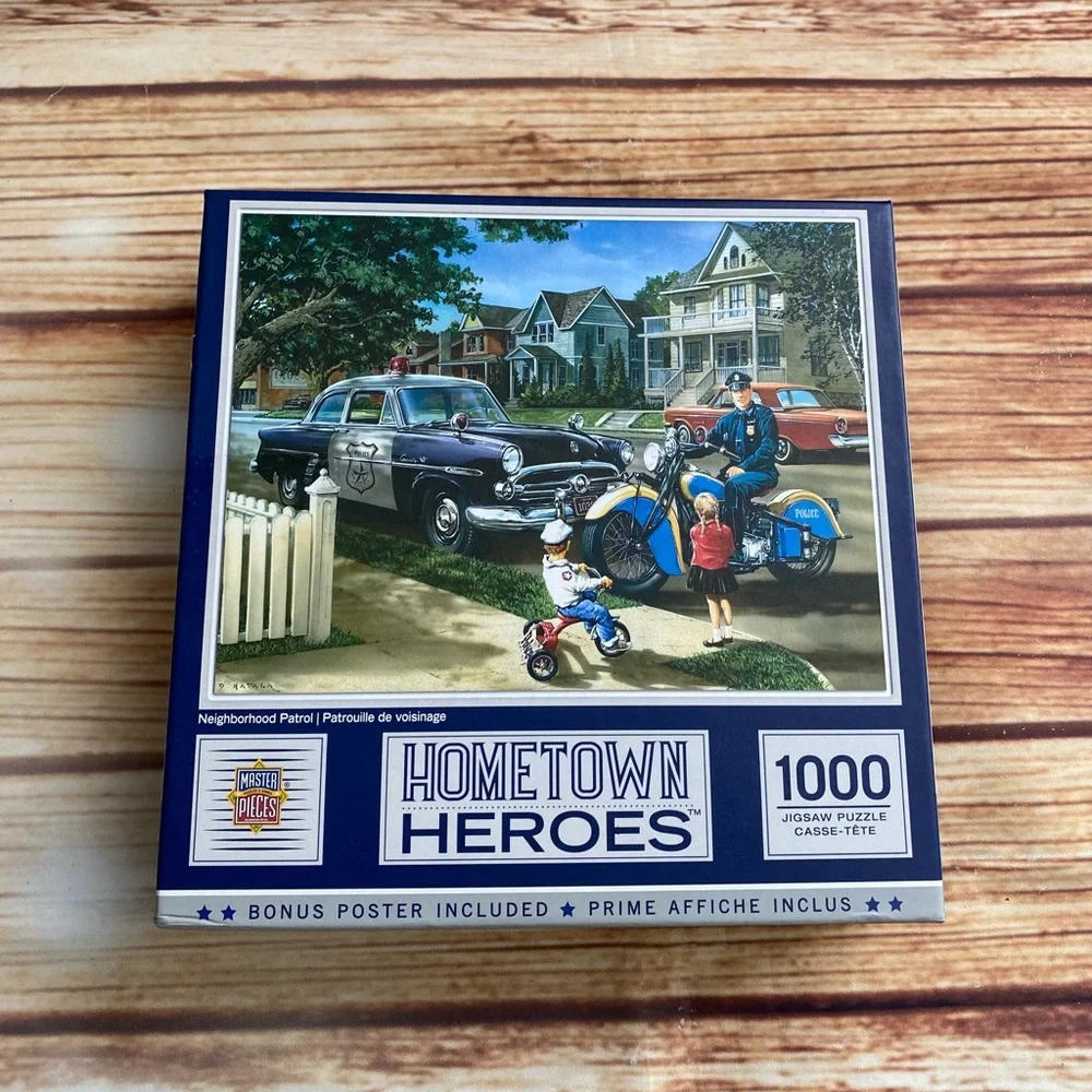 Hometown Heroes Neighborhood Patrol 1000 Piece Puzzle